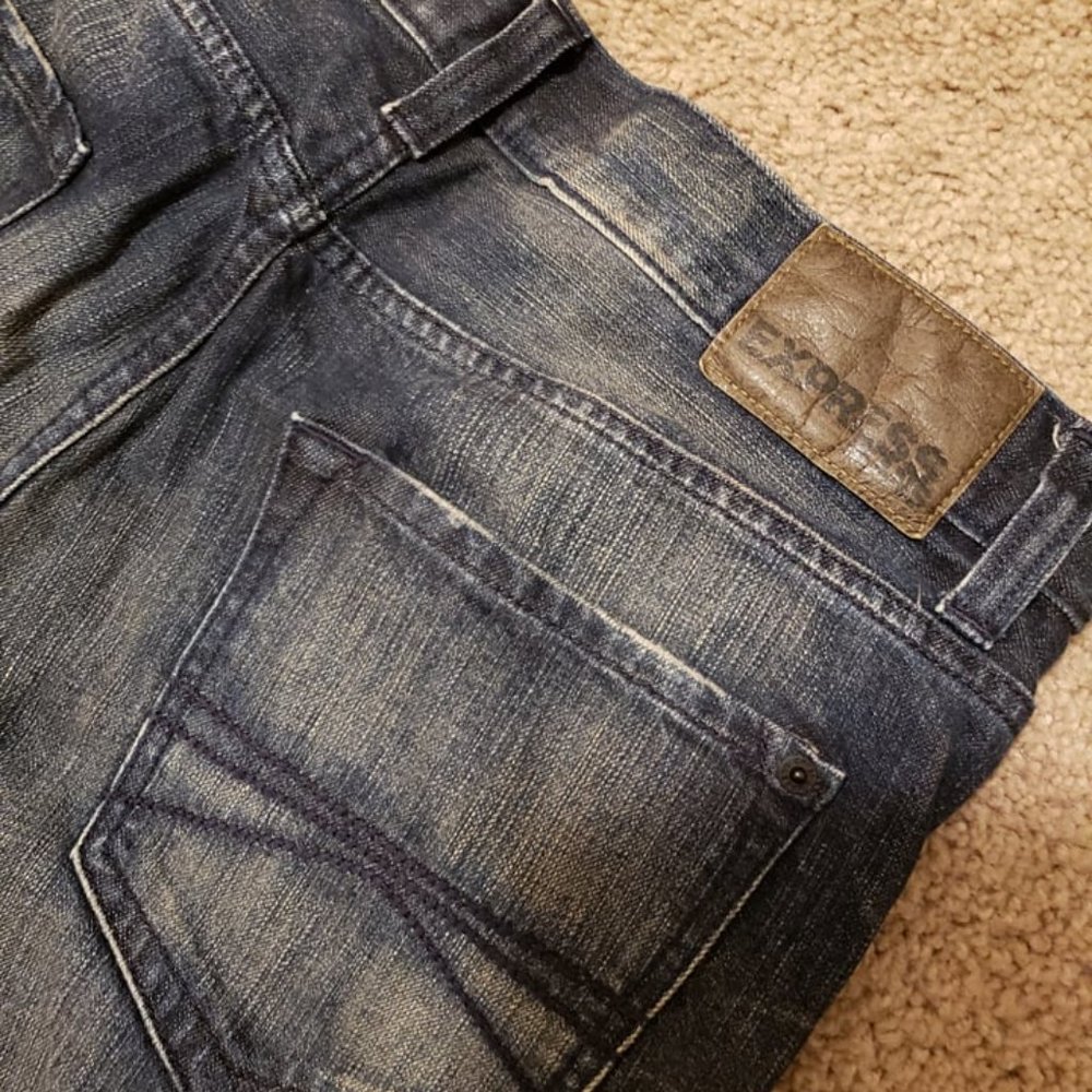 Express Denim Jeans Blake Loose Fit Boot Cut